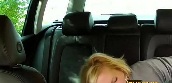  Amateur blondie chick Johana pounded and facial with taxi driver